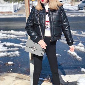 Pinko Love Grey Tracolla Bag